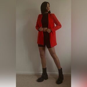 H&M Bold Red Blazer